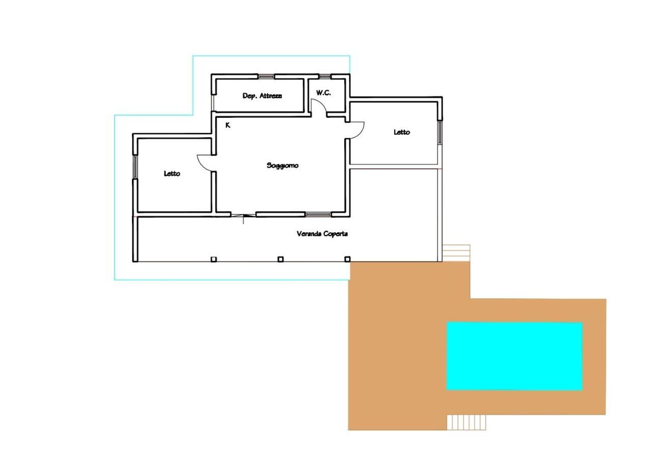 Villa Marci Con Piscina Privata A Nulvi Ngoại thất bức ảnh